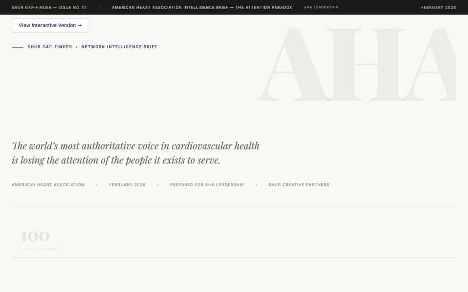 AHA Editorial Brief