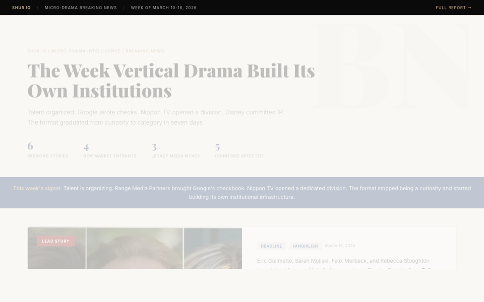 MicroCo Breaking News channel